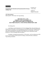 Beschluss Nr. 1372 des Ständigen Rates