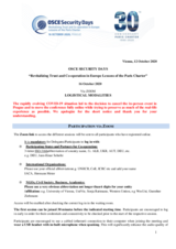 Logistical Modalities 