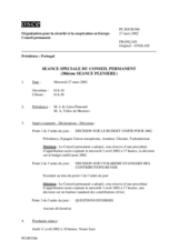 Journal of the 386th Special Plenary Meeting of the Permanent Council (fr)