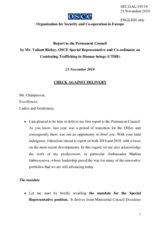 Report by the Special Representative and Co-Ordinator for Combating Trafficking in Human Beings, Mr. Valiant Richey