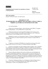 Décision No 1379 du Conseil permanent