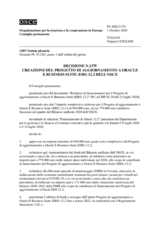 Decisione N.1379 del Consiglio permanente