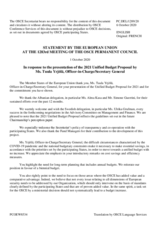 Statement by the German EU Presidency in response to the presentation of the 2021 Unified Budget Proposal