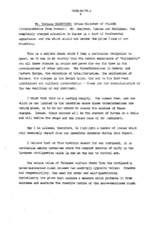 Statement by Mr. Tadeusz Mazowiecki, Prime Minister of Poland