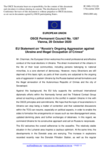 Statement by the German EU Presidency on Russia’s ongoing aggression against Ukraine and illegal occupation of Crimea