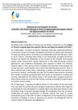 Statement by the Delegation of Ukraine on the situation in and around Ukraine