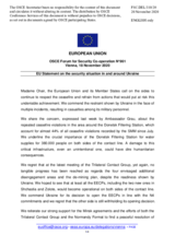 Statement by the German EU Presidency on the situation in and around Ukraine