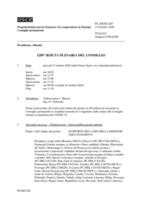 Giornale della 1285a Seduta plenaria del Consiglio permanente