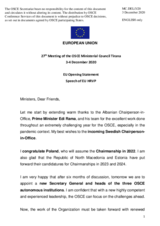 H.E. Mr. Josep Borrell Fontelles, High Representative