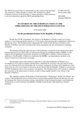 Statement by the German EU Presidency on presidential elections in Moldova, held on 1 and 15 November 2020