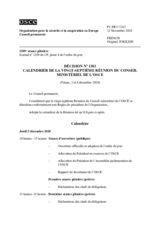 Décision No 1383 du Conseil permanent