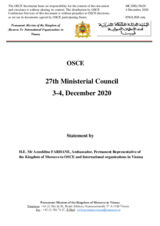 H.E. Mr. Azzeddine Farhane, Ambassador and Permanent Representative 