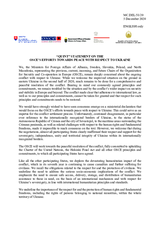 "Quint" statement statement on behalf of the Albanian Chairmanship, the previous OSCE Chairpersonship Slovakia and the incoming Chairpersonships Sweden, Poland and North Macedonia, on OSCE's Efforts towards Peace with Respect to Ukraine