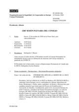 Diario de la 1286ª Sesión plenaria del Consejo Permanente 