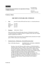 Giornale della 1286a Seduta plenaria del Consiglio permanente