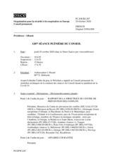Journal de la 1287ème séance plénière du Conseil