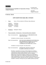 Diario de la 1290ª Sesión plenaria del Foro de Cooperación en materia de Seguridad  