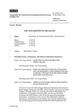 Journal der 1290. Plenarsitzung des Ständigen Rates