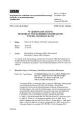 Journal der 79. Gemeinsamen Sitzung des Forums für Sicherheitskooperation und des Ständigen Rates