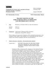 Journal of the 79th Joint Meeting of the Forum for Security Co-operation and the Permanent Council