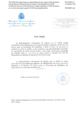 Response by the Delegation of Spain to the Questionnaire on Participating States’ Policy and/or National Practices and Procedures for the Export of Conventional Arms and Related Technology