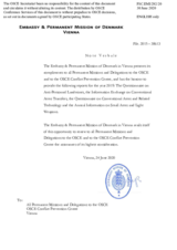 Annual Information by the Delegation of Denmark on SALW Identified as Surplus and/or Seized and Destroyed