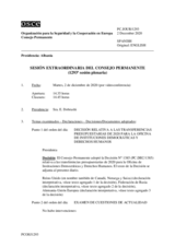 Diario de la 1293ª Sesión extraordinaria del Consejo Permanente