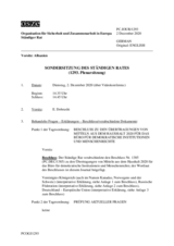 Journal der 1293. Sondersitzung des Ständigen Rates