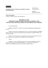 Décision No 1385 du Conseil permanent
