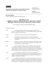 Décision No 7/20 du Forum pour la coopération en matière de sécurité