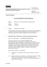 Journal der 962. Plenarsitzung des Forums