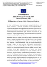 Statement by the Portuguese EU Presidency on recent developments in Belarus