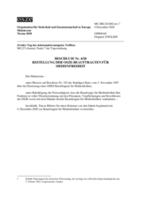 Decision No.4/20 - APPOINTMENT OF THE OSCE REPRESENTATIVE ON FREEDOM OF THE MEDIA