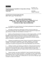 Document No.3/20 - MINISTERIAL STATEMENT ON THE NEGOTIATIONS ON THE TRANSDNIESTRIAN SETTLEMENT PROCESS IN THE “5+2” FORMAT