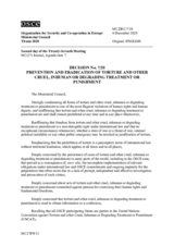 Decision No.7/20 - PREVENTION AND ERADICATION OF TORTURE AND OTHER CRUEL, INHUMAN OR DEGRADING TREATMENT OR PUNISHMENT 