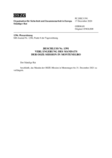 Beschluss Nr. 1391 des Ständigen Rates