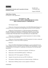 Permanent Council Decision No. 1388