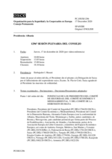Diario de la 1296ª Sesión plenaria del Consejo Permanente 