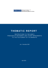Restrictions to the SMM’s freedom of movement and other impediments to the fulfilment of its mandate (July – December 2020)