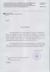 Response by the Delegation of Germany to the Questionnaire on Anti-Personnel Mines and Explosive Remnants of War