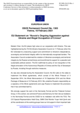 Statement by the Portuguese EU Presidency on Russia’s ongoing aggression against Ukraine and illegal occupation of Crimea