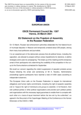 Statement by the Portuguese EU Presidency on the freedom of assembly in the Russian Federation