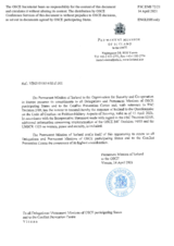 Response by the Delegation of Iceland to the Questionnaire on the Code of Conduct on Politico-Military Aspects of Security