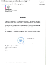 Response by the Delegation of Liechtenstein to the Questionnaire on the Code of Conduct on Politico-Military Aspects of Security