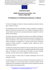 Statement by the Portuguese EU Presidency on the parliamentary election in Albania, held on 25 April 2021