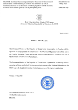 Response by the Delegation of Estonia to the Questionnaire on Anti-Personnel Mines and Explosive Remnants of War