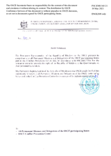 Response by the Delegation of Moldova to the Questionnaire on Anti-Personnel Mines and Explosive Remnants of War