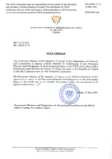 Response by the Delegation of Cyprus to the Questionnaire on Anti-Personnel Mines and Explosive Remnants of War