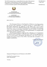 Response by the Delegation of Belarus to the Questionnaire on Anti-Personnel Mines and Explosive Remnants of War