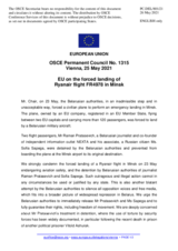 Statement by the Portuguese EU Presidency on the forced landing of Ryanair flight FR4978 in Minsk on 23 May 2021